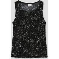 s.Oliver Muskelshirt T-Shirt T-Shirt mit Crêpestruktur