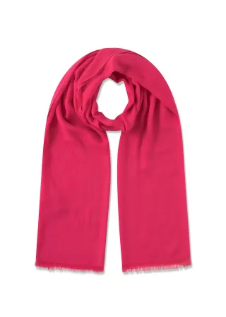 Schal aus fließendem Modal in uni pink - Gr. - one size