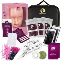 Wimpanista Einzelwimpern 19-teiliges Wimpernverlängerung Set 1:1 Ausbildung Starter, 19 tlg.