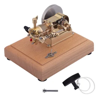 OKMO M20 1.6cc Mini Horizontal ICE Single Cylinder 4-Stroke Single Cylinder Gasoline Hit & Miss Internal Combustion Engi