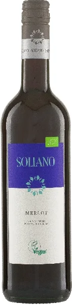 Soliano. Soliano Merlot Vino Espana BIO Jg. 2023