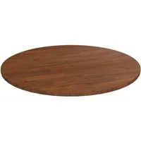 vidaXL Tischplatte Runde Tischplatte Dunkelbraun Ø70x1,5 cm Behandeltes Eichenholz (1 St)