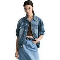 Marc O'Polo DENIM Jeansjacke aus weichem Lyocell-Bio-Baumwolle-Mix