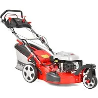 Hecht Benzinrasenmäher 3-Rad Mäher 5563 SXE mit Elektrostart, Radantrieb, 5in1 Funktion, 56 cm Schnittbreite, 4-Gänge, 3 - 4,5 kmh, 4,4 kW / 6,0 PS