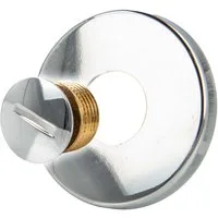 tecuro Gewindefitting Verschluss - Stopfen AG G 1/2 Zoll, optional mit Rosette, 1/2 Zoll mit Rosette