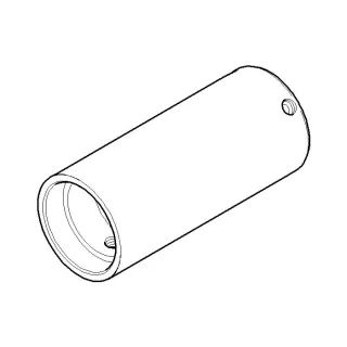 Dornbracht Anschluss 09111008120-06 09111008120 D.30 x 69 mm platin matt