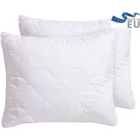 OTTO home Microfaserkissen Mondschein, Kopfkissen 1-tlg. oder 2-tlg. 40x80 oder 80x80 cm, Füllung: Faserbällchen, Bezug: Polyester oder antibakteriellen Microfaser, Kissen, allergiker geeignet (für Hausstauballergiker)