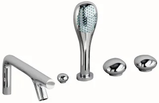Vitra Istanbul Zweigriff-Wannenfüll- und Brausearmatur, A41813 A41813