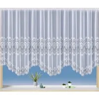 Weckbrodt Gardine "Napoli", Weckbrodt (1 St), Kräuselband, halbtransparent, jacquard, gebogt, Bogenstore, Bordüre