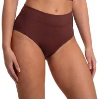 Aquarti Bikini-Hose Unterteil High Waist mit Umschlagbund