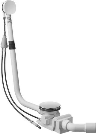 Duravit Ab- und Überlaufgarnitur Chrom 230x80x450 mm - 791246000001000 791246000001000