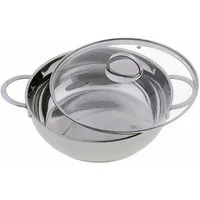 GRÄWE Bratpfanne GRÄWE Bratpfanne / Servierpfanne 28 cm mit Glasdec