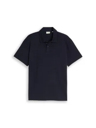 Tom Tailor - Poloshirt aus Jacquard sky captain blue - Gr. - L