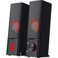 Redragon GS550 Lautsprecher Schwarz – USB-Stromversorgung + 2x 3,5mm Audiokabel Lautsprecher 2.0