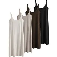 The Set Strandkleid The Set Essentials Maxikleid, 4er-Pack (4-tlg)