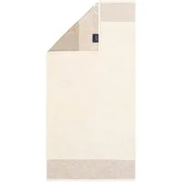 Cawö Duschtuch TWO TONE, 80 x 150 cm, Beige, Creme, Baumwolle (1-St), Made in Germany