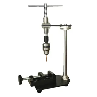 Manual Vertical Tapping Machine Slide Rail Diameter 12MM Clamping Range 1.5-10MM Adjustable Tap Wrench Desktop Rocking P