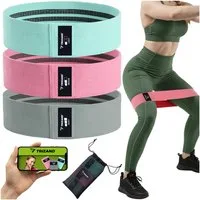 Trizand Gymnastikbänder Fitnessbänder Widerstandsbänder 8-31 kg, Beine, Gesäß, Bauch, Rücken und effektives Ganzkörpertraining