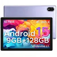 DOOGEE U10 Tablet 10 Zoll, Android Tablet, 4GB RAM+128GB ROM kinder Tablet (10.1", 128 GB, Android 15, WIFI, 16GB RAM (4 + 12 GB erweitert), Widevine L1, WiFi 6, 5060mAh)