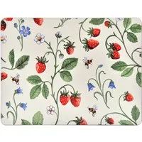 Ulster Weavers Platzset Strawberry Patch, (4-St., 4-teilig), Tischset Korkunterseite hitzebeständig abwaschbar ca.21x29x0,5cm