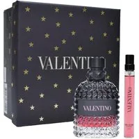 Valentino Duft-Set Uomo Born in Roma Intense Eau de Parfum 50 ml + Travel Stick 10 ml, 2-tlg.