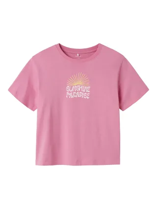 NAME IT - NKFJASSA SS NREG TOP PB aurora pink - Gr. - 158/164