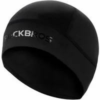 ROCKBROS Unterhelmmütze Fahrrad Mütze Helm Unterziehmütze (für Radfahren Skifahren Laufen Herren/Damen, 53-61) Fahrradkappe Warm Winddichte Wintermütze Bike Cap