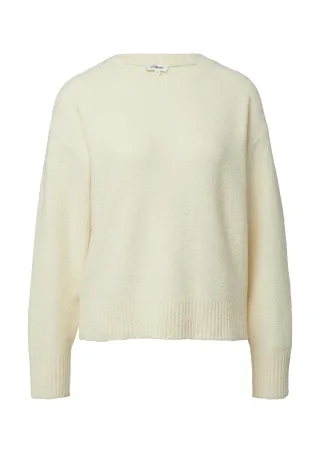 s.Oliver - Strickpullover beige - Gr. - 42
