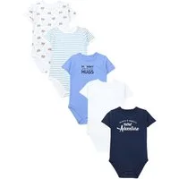 TupTam Kurzarmbody TupTam Unisex Baby Kurzarm Body mit Aufdruck Spruch 5er Pack