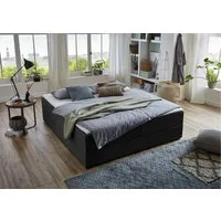 ATLANTIC home collection Boxbett Lucy, ohne Kopfteil, frei im Raum stellbar, mit Bettkasten