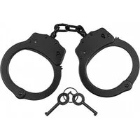 MFH Polizei-Kostüm MFH Deluxe Handschellen aus Stahl mit 2 Schlüsseln.