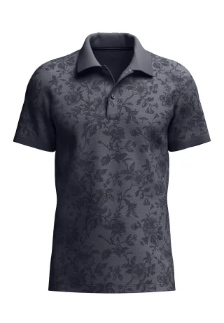 FYNCH-HATTON - Polo, 2-Tone, AOP navy - Gr. - M