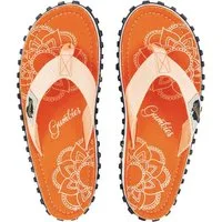 Gumbies Original in Boho Coral T-Strap-Zehentrenner aus recycelten Materialien hergestellt, stabile Gummisole