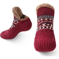 Blusmart Haussocken Hausschuhsocken für Damen und Herren (Warm, Rutschfest, Gestrickt, dick, Flauschig) Für Boden, Bett, Haus