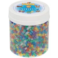Hama Hama 209-54 - Perlen, Dose mit Midi-Bügelperlen, 3000 Stück, Glitte... Konstruktions-Spielset