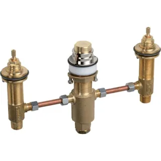 hansgrohe Axor Grundkörper 15484180 DN 15, für 3-Loch Wannenrandarmatur