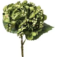 Kunstblume Hortensie MYNMAR, grün, 35cm Hortensie, artplants, Höhe 35.0 cm