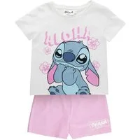 Lilo & Stitch Trainingsanzug - Kinder Set 2 Teilig French Terry Baumwolle Freizeit Outfit (2-tlg)