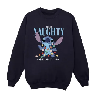 Disney - "Naughty & Nice" Sweatshirt für Damen (Marineblau)