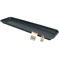 Heimwerkercenter Balkonkasten MePla Untersetzer Balcony Standard L 38cm B 15,8cm Anthrazit, Kunstoff