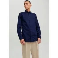 Jack & Jones Langarmhemd JPRBLAPARKER Slim Fit Hemd, atmungsaktiv, ideal für den Alltag Baumwolle, slim fit