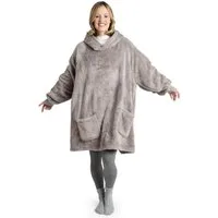 Blumtal Hoodie Ärmeldecke Unisex - flauschig mit Ärmeln - OEKO-TEX zertifiziert mit Ärmeln und Fußtasche