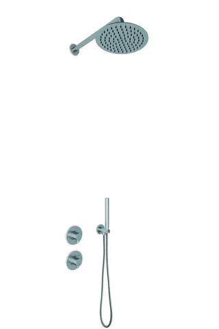 JEE-O Slimline Shower Set 01, edelstahl gebürstet, 800-6420 800-6420