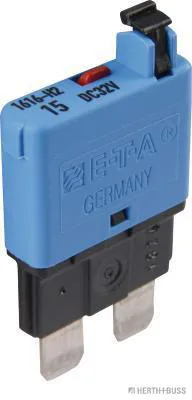 HERTH&BUSS Sicherungsautomat, Standard, 32V max., fast trip blau - 50295912