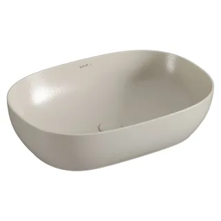 VitrA Re-Ceramic Aufsatzschale oval 60 x 41 cm Sanitärkeramik aus 100 Prozent,7995B066-0016 7995B066-0016