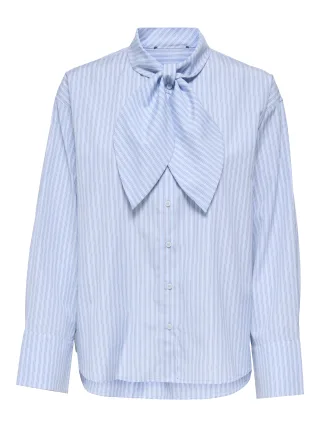 ONLY - ONLDISAKO L/S BOW DETAIL SHIRT WVN EX Windsurfer - Gr. - S
