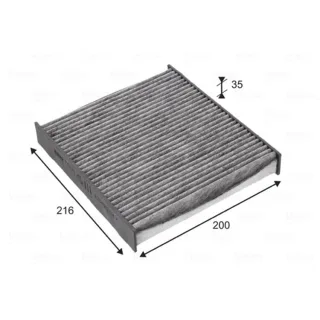 Valeo Aktivkohle Innenraumfilter Dacia Duster Logan Sandero Renault Captur Clio