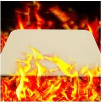 Melko Pizzastein Brotbackstein Pizzastein aus Cordierit 30x38 CM für Gasgrill Steinofen, Cordierit, (Stück, 1-St., Stück), Geruchlos, nicht verformend