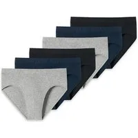 Schiesser Slip 6er Pack 95/5 Cotton (Spar-Set, 6-St) Mini Slip / Unterhose - Baumwolle - ohne Eingriff
