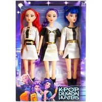 KPop Demon Hunters Puppenkleidung 3 K-Pop Demon Hunters Puppen Rumi Mira Zoey Singend 30 cm Set (1-tlg)